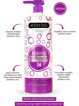 MORFOSE ŞAMPUAN 1000ml MOR SERİ KERATİN