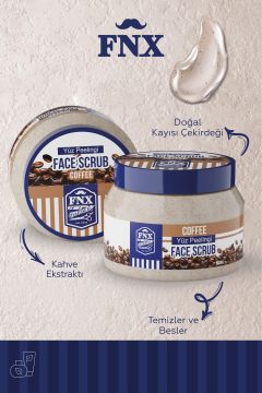 FNX BARBER FACE SCRUB PEELİNG COFFEE 500 ML