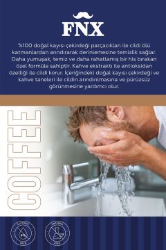 FNX BARBER FACE SCRUB PEELİNG COFFEE 500 ML