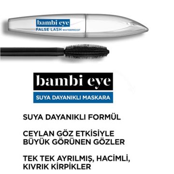 LOREAL MASKARA BAMBİ EYE FALSE LASH WATERPROOF