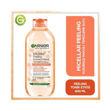 GARNIER MİCELLAR Peeling Kusursuz Makyaj Temizleme Suyu 400ml