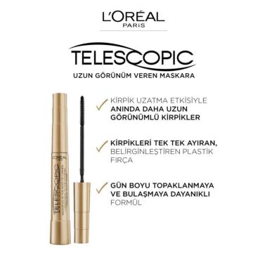 LOREAL MASKARA Telescopıc Gold