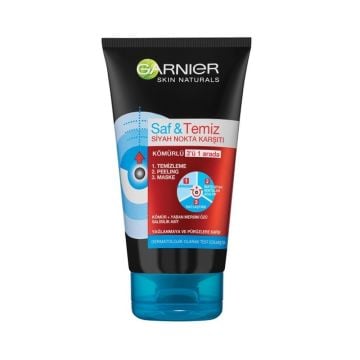 GARNIER SAF & TEMİZ 3'ü 1 ARADA Kömürlü