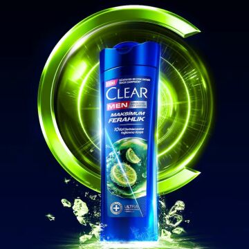 CLEAR MEN ŞAMPUAN 350ml Maksimum Ferahlık Limon