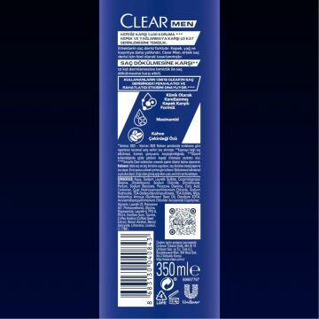 CLEAR MEN ŞAMPUAN 350ml Saç Dökülmesine Karşı