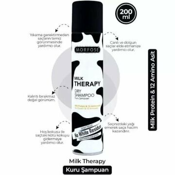 MORFOSE KURU ŞAMPUAN MILK THERAPY 200ML