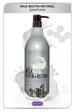 MORFOSE MILK BIOTIN+RETINOL ŞAMPUAN 1000ML