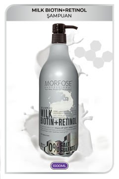 MORFOSE MILK BIOTIN+RETINOL ŞAMPUAN 1000ML