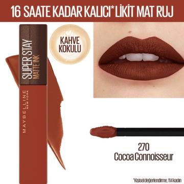 MAYBELLINE RUJ SUPER STAY MATTE INK 270 COCOA CONN