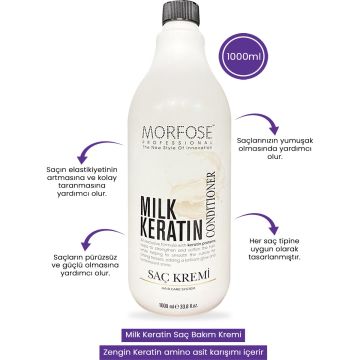 MORFOSE MILK KERATİN COND. SAÇ KREMİ 1000ML