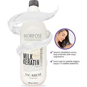 MORFOSE MILK KERATİN COND. SAÇ KREMİ 1000ML