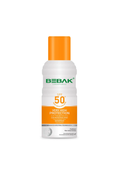 BEBAK GÜNEŞ KORUYUCU SPREY ÇOK YÜKSEK KORUMA 50SPF+ 150ML