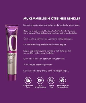 MORFOSE 10 SAÇ BOYASI 100ml / 5.11 Yoğun Koyu Küllü Kumral
