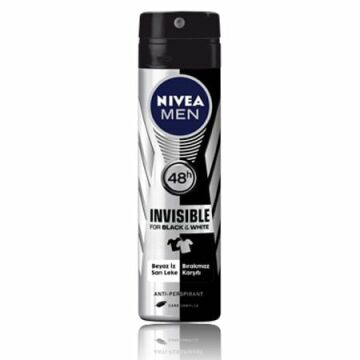 NIVEA MEN DEODORANT İNVİSİBLE BLACK&WHITE Orıgınal