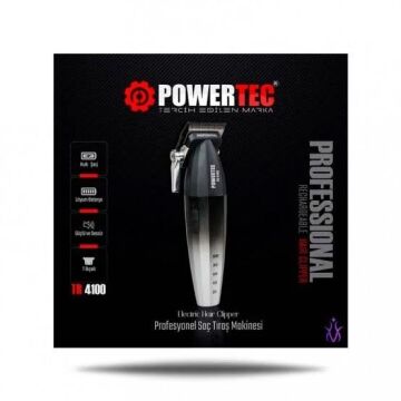 POWERTEC TR-4100 PROFESYONEL SAÇ KESİM MAKİNESİ