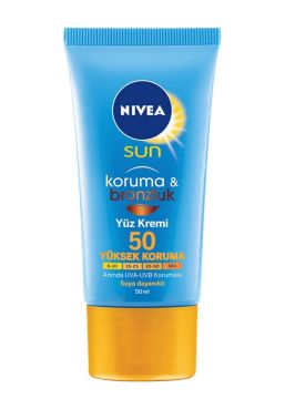 NIVEA SUN GÜNEŞ KREMİ 50 FAKTÖR KORUMA & BROZLUK