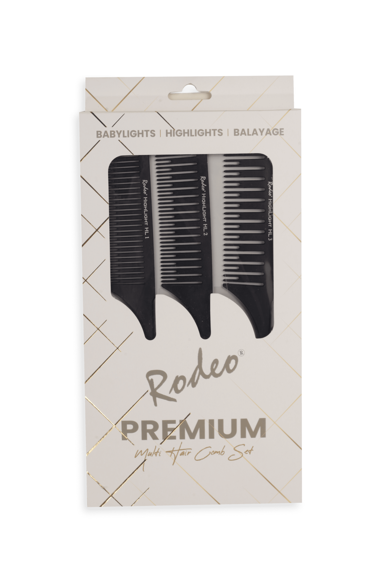 RODEO PREMIUM MULTI HAIR COMB SET