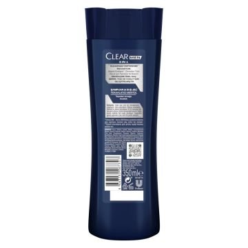 CLEAR MEN ŞAMPUAN & DUŞ JELİ 350ml 3 ın 1 Ferahlatıcı Mentol İle