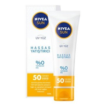 NIVEA SUN GÜNEŞ KREMİ 50 FAKTÖR HASSAS YATIŞTIRICI