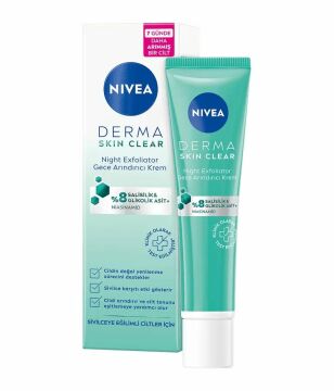 NIVEA DERMA SKIN CLEAR Gece Arındırıcı Krem 40ml