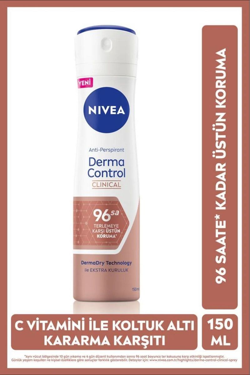 NIVEA CLINICAL Derma Control Bayan Deodorant
