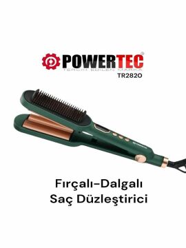 POWERTEC TR-2820 PROFESYONEL FIRÇALI DALGALI SAÇ DÜZLEŞTİRİCİ
