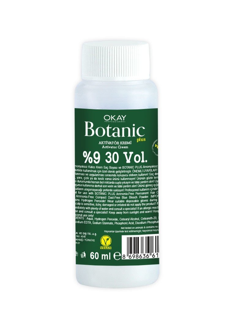 BOTANIC OKSİDAN 60ml % 9 / 30 Volüm