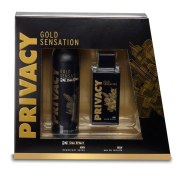 PRIVACY ERKEK PARFÜM SETİ GOLD SENSATION