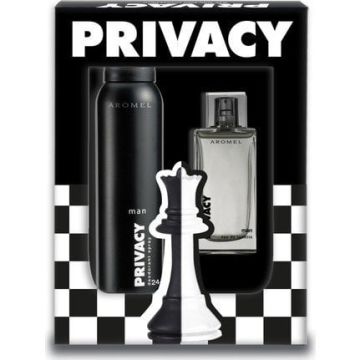 PRIVACY ERKEK PARFÜM SETİ SİYAH BEYAZ