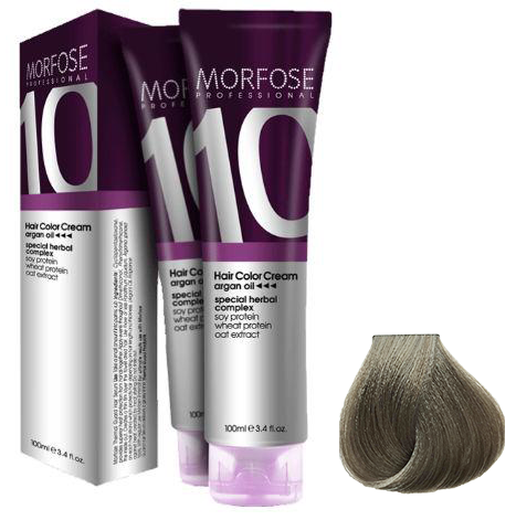 MORFOSE 10 SAÇ BOYASI 100ml / 8.11 Yoğun Açık Küllü Kumral