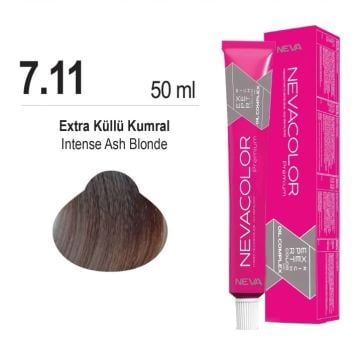 NEVACOLOR SAÇ BOYASI 7.11 EKSTRA KÜLLÜ KUMRAL