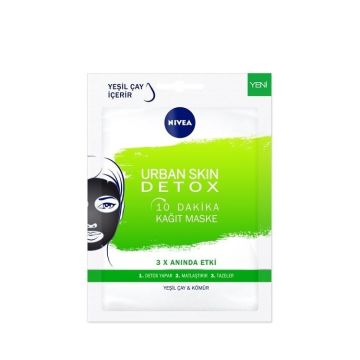 NIVEA URBAN SKIN DETOX 10 DAKİKA KAĞIT MASKE