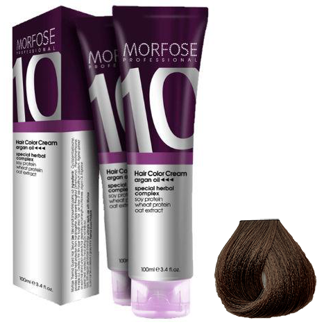 MORFOSE 10 SAÇ BOYASI 100ml / 6.77 Karamel Kahve