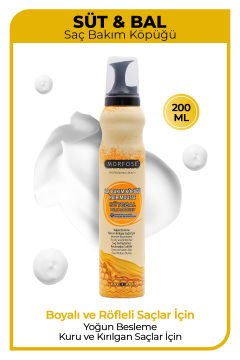 MORFOSE SAÇ KÖPÜĞÜ 200ML SÜT BAL