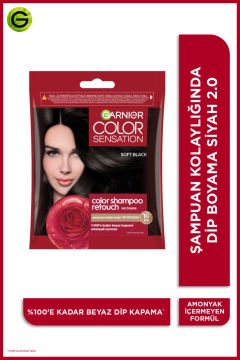 GARNIER COLOR SENSATION ŞAMPUAN SAÇ BOYASI 2.0 Soft Black