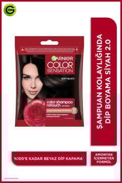 GARNIER COLOR SENSATION ŞAMPUAN SAÇ BOYASI 2.0 Soft Black