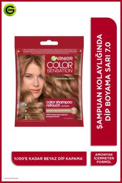GARNIER COLOR SENSATION ŞAMPUAN SAÇ BOYASI 7.0 Medıum Blonde