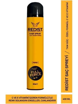 REDIST SAÇ SPREYİ 400ml SARI FULL FORCE MAXIMUM CONTROL