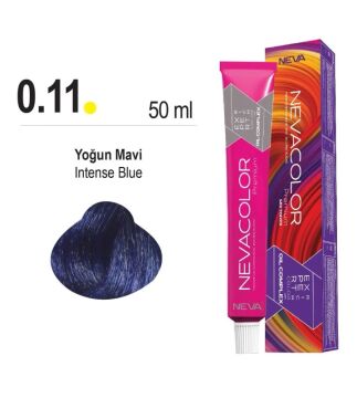 NEVACOLOR SAÇ BOYASI 0.11 YOĞUN MAVİ