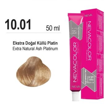 NEVACOLOR SAÇ BOYASI 10.01 DOĞAL KÜLLÜ PLATİN