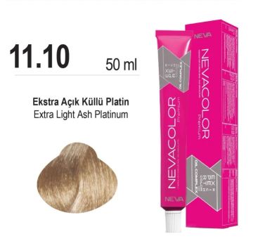 NEVACOLOR SAÇ BOYASI 11.10 EKSTRA AÇIK KÜLLÜPLATİN