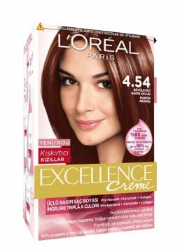 LOREAL EXCELENCE SET SAÇ BOYASI CREME 4.54