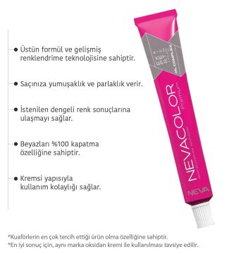 NEVACOLOR SAÇ BOYASI 12.01 YOĞUN KÜLLÜ SÜPER AÇICI