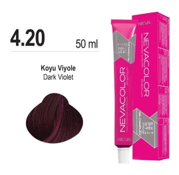 NEVACOLOR SAÇ BOYASI 4.20 KOYU VİOLE