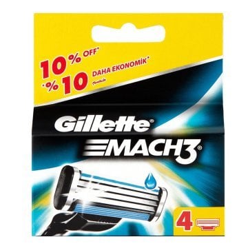 GİLLETTE MACH3 4'LÜ YEDEK