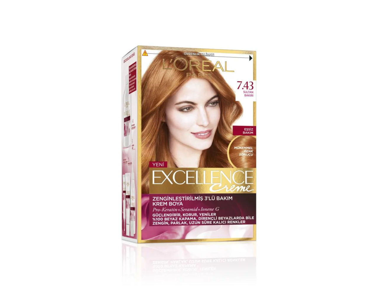 LOREAL EXCELENCE SET SAÇ BOYASI CREME 7.43