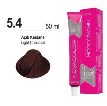 NEVACOLOR SAÇ BOYASI 5.4 AÇIK KESTANE
