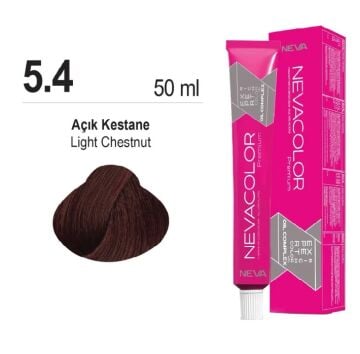 NEVACOLOR SAÇ BOYASI 5.4 AÇIK KESTANE