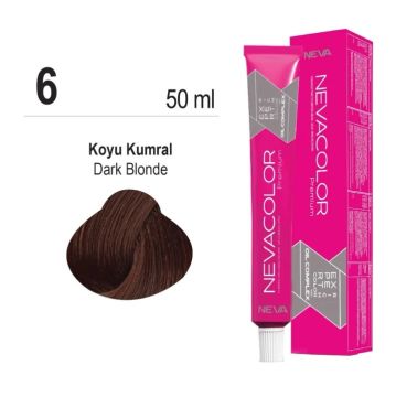 NEVACOLOR SAÇ BOYASI 6. KOYU KUMRAL