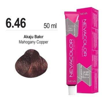 NEVACOLOR SAÇ BOYASI 6.46 AKAJU BAKIR